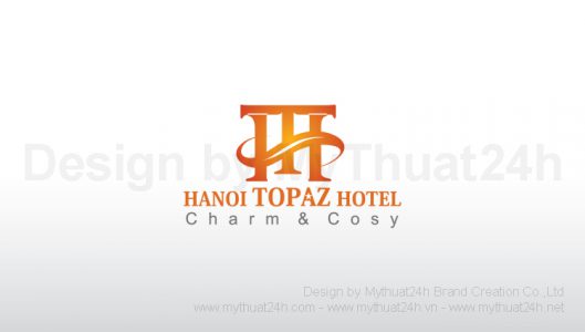 Thiet ke logo Khach San Ha Noi Topaz Hotel