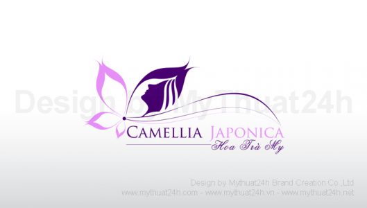 Thiết kế logo Camellia Japonica Spa & Nails