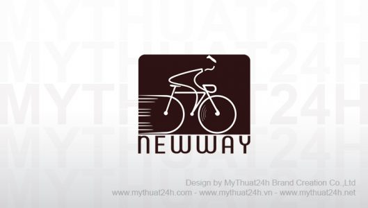 Thiết kế logo xe đạp Newway