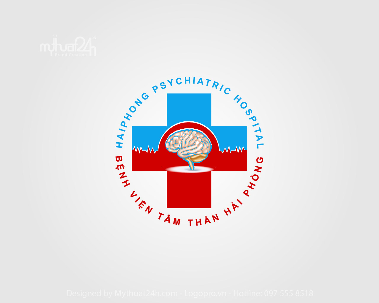 thiết kế logo bệnh viện tâm thần hải phòng