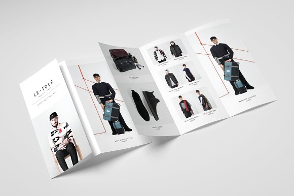 thiết kế brochure thời trang